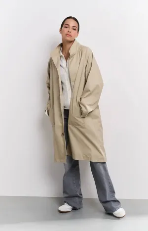 YAYA - Oversized Coat in Safari
